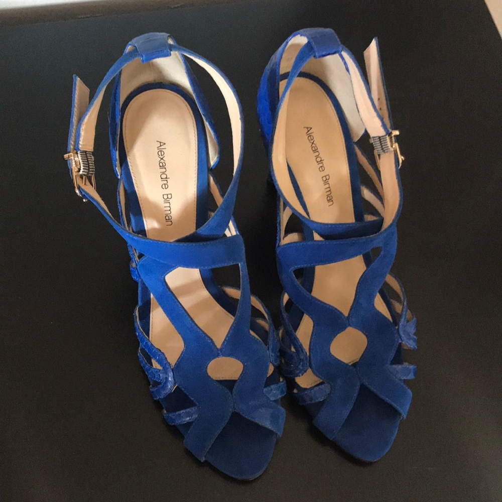 Alexandre Birman Blue Strappy Heel